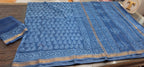 Handloom Linen with Bagru print
