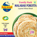 Daily Delight Frozen Malabar Porotta Family Pack