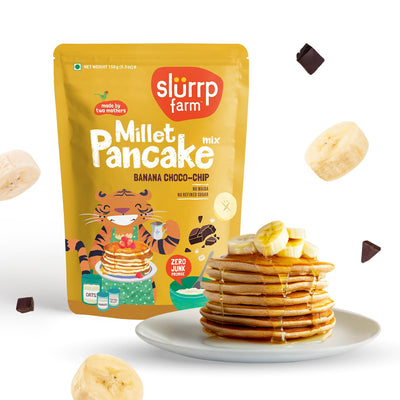 Millet Pancake Mix(Banana Choco Chip) - Slurrp Farm