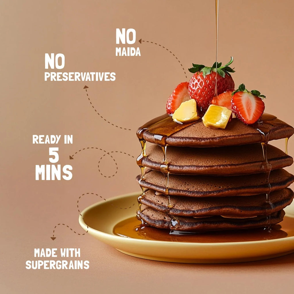 Millet Pancake Mix (Chocolate) - Slurrp Farm