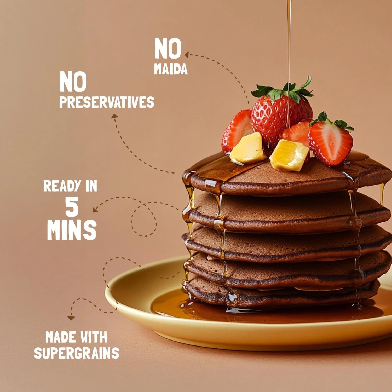 Millet Pancake Mix (Chocolate) - Slurrp Farm