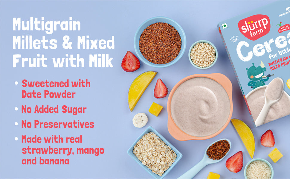 Multigrain Millet with Mixed Fruit Toddler Cereal