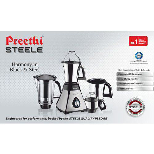 Preethi Steel Mixer Grinder