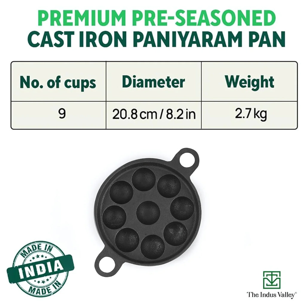paniyaram pan cast iron