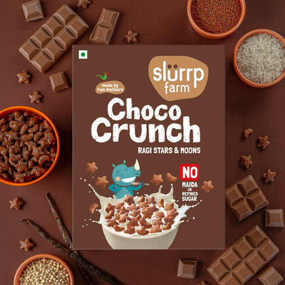 Ragi Choco Crunch (Breakfast Cereal) - Slurrp Farm
