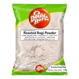Double Horse Healthy Roasted Ragi Powder (Finger Millet Flour)
