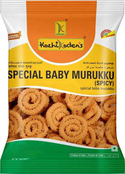 KozhiKoden's Special Baby Murukku (Spicy)